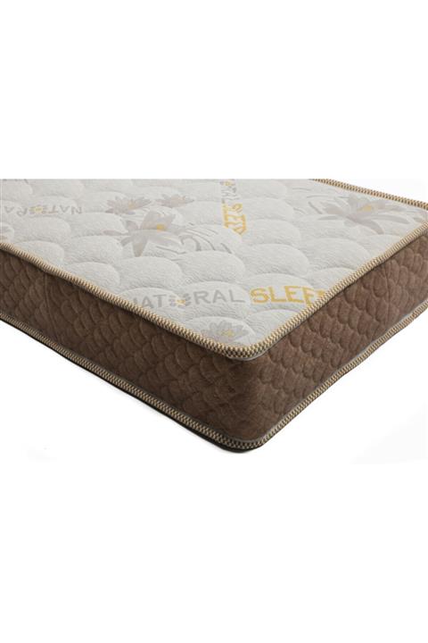 Bedart 50x100x15 Naturel Sleep Örme Pamuk Terletmeyen Kumaş Full Ortapedik Bebek Yatağı
