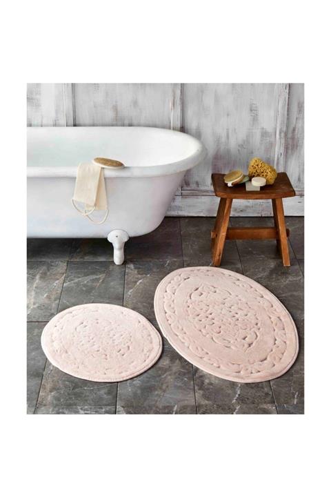 Karaca Home Obi Pudra 2 Parça Banyo Paspası