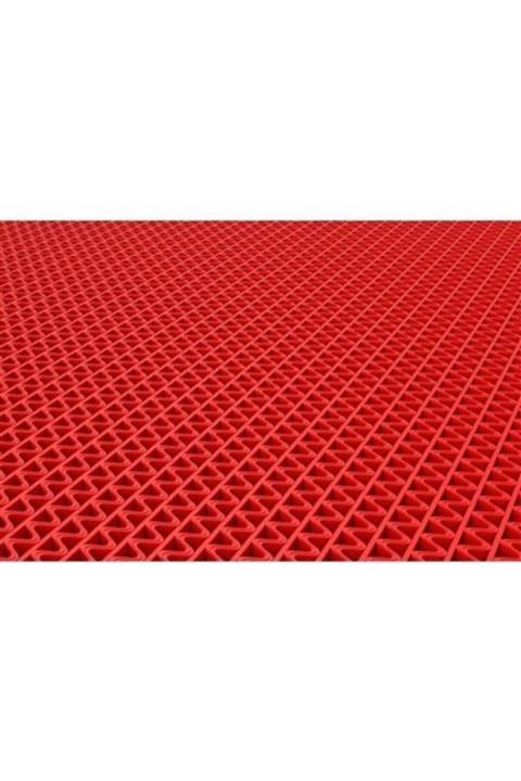 Fivi Plastik Zmat Petek Paspas 90 Cm En 2 Metre Boy Kırmızı
