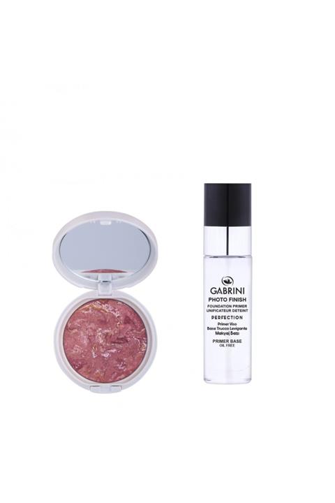 Gabrini Terracotta Blush On No:33 12 g + Yağlı Ciltlere Özel Makyaj Bazı Prımer 20 ml