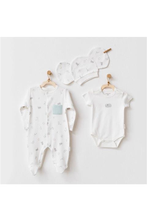 andywawa Unisex Bebek Tulum Takım 3 Parça Romper Set