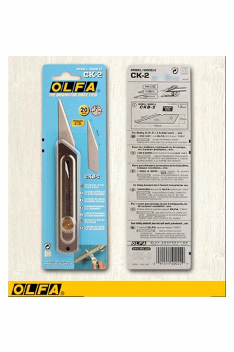 Olfa Ck-2 Sivri Uç Kesim Bıçağı 20 Mm