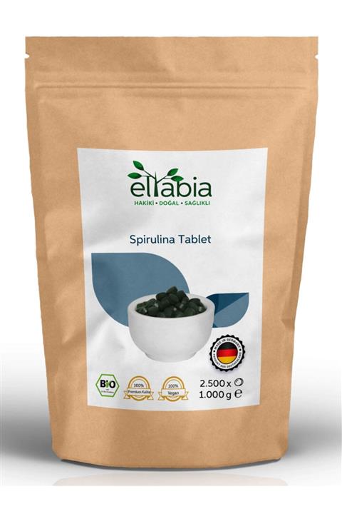 Eltabia Organik Spirulina 2.500 Tablet - 1.000g Alman Premium Kalite Ürünü