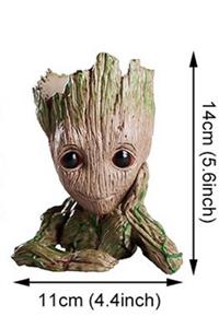 HAPPENS Galaksinin Koruyucuları Baby Groot Düşünen Saksı Kalemlik (orijinal Ürün, Kırılmaz)