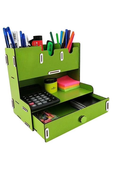 SbrOnlineShopping Masüstü Organizer Kalemlik Yeşil