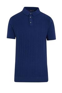 Hatemoğlu Lacivert Regular Fit Polo Yaka Triko Tişört