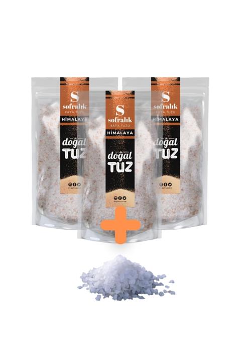 Doğaltuz Bundle Set - Himalaya Tuzu Ince Tip (3x1000gr) + Hediye 2 Kg Ayak Bakım Tuzu - Doğal Tuz