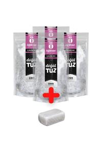 Doğaltuz Bundle Set - Çankırı Kaya Tuzu Kristal Tip (4x1000gr) + Hediye Tuz Sabunu 1 Adet - Doğal Tuz