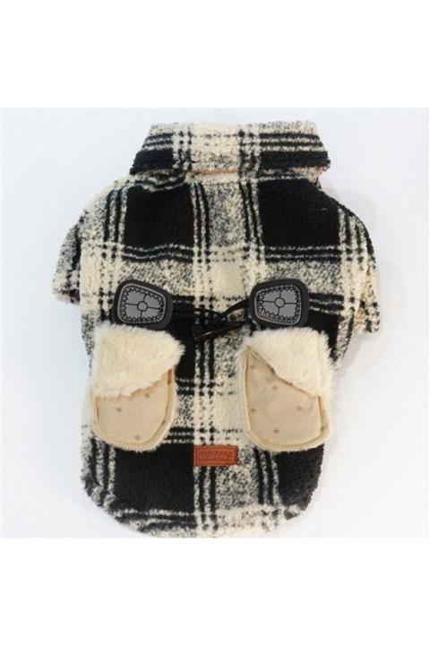 Pawstar Plaid Coat Ceket