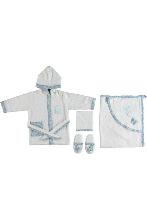 Bibaby Bi Baby Hi Bornoz Seti-Ekru