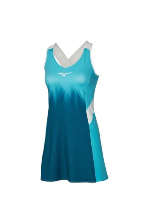 MIZUNO Printed Dress Kadın Tenis Elbisesi Mavi