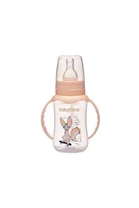 Babytime Baby Time Silikon Kiraz Uçlu Kulplu Biberon 150 Ml - Krem