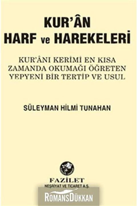 Fazilet Neşriyat Kur'an Harf ve Hareketleri