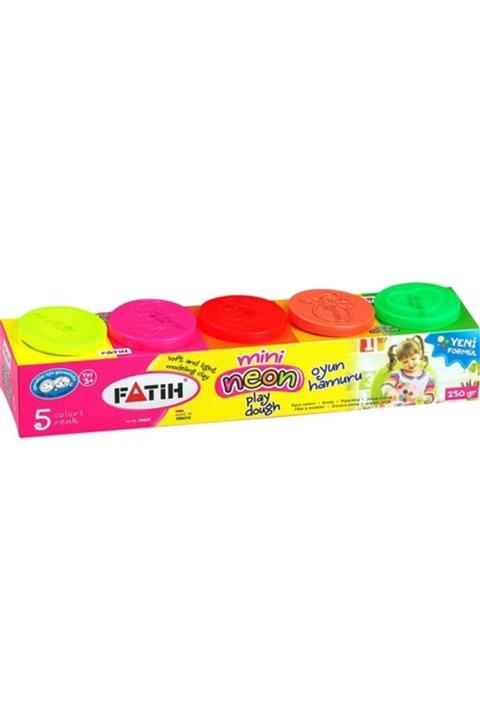 Fatih Oyun Hamuru Neon Mini 5 Renk 250 Gr