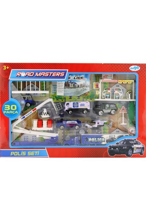 MEGA Asansörlü Metal Polis Seti Jp6106