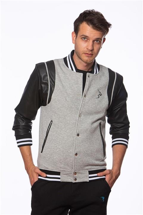 Gymlegend Erkek Gri Kolej Spor Mont
