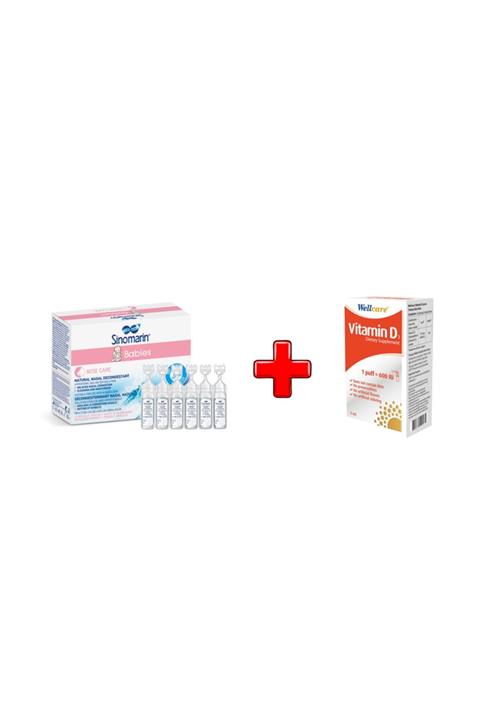 Wellcare D3 600 Iu + Sinomarin Babies Flakon 18 X 5 Ml Avantajlı Kofre
