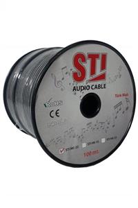 STİ Mc22bk Stereo Mikrofon Kablosu 100 Metre 2x0.22 Ses Kablosu