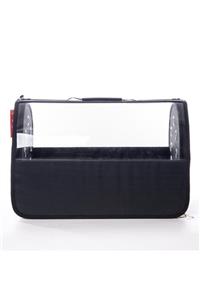 BEBEBEBEK Flybag Şeffaf Kedi Taşıma Çantası Siyah
