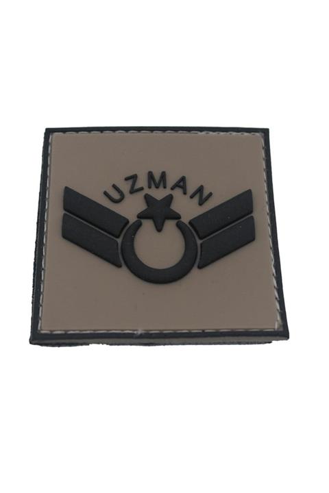 Mg Aksesuar 3d Slikon Patch Bröve-askeri Peç-uzman Peç Bröve (haki-bej Renk)