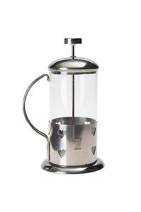 çilekev Paslanmaz Cam French Press Bitki Çayı Demleme Kahve Potu 600 ml