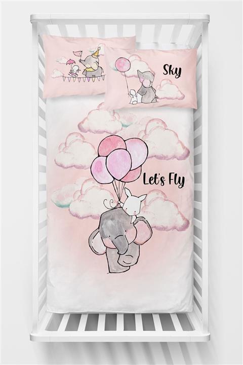 Homamia Balonlu Fil Bebek Nevresim Takımı