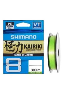 Shimano Kairiki 8 300m Mantis Green Örgü Ip Misina 0,16mm