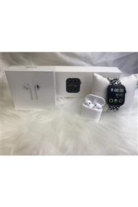 Lavinia Aksesuar Iphone Ve Android Uyumlu Watch Fk88 Siyah Çift Düğme Aktif 2.nesil Airpods