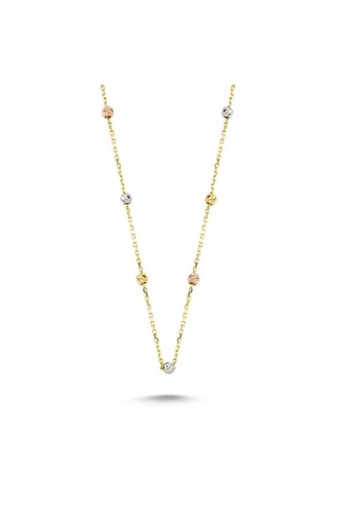 Koçak 14 Ayar Dorika Toplu Altın Kolye