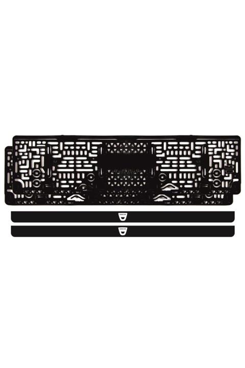 Ömr Dizayn Hediye Lazer Kesim Dacia Uyumlu  Takmatik Plakalık Model 1