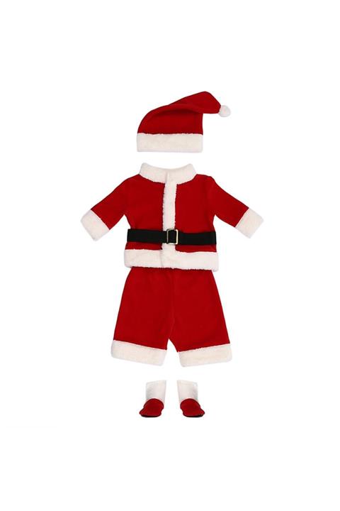 Tülü Akkoç Noel Baba Noel Erkek Bebek Yılbaşı Kostümü