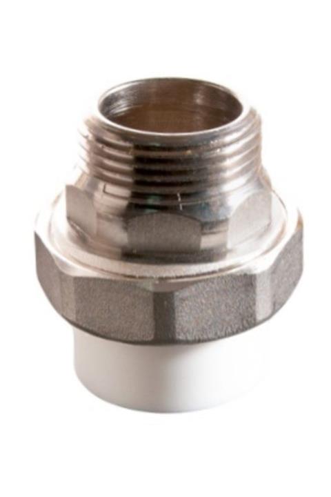 PLASTHERM Oynar Başlıklı Rakor (dış Dişli) 20x1/2\