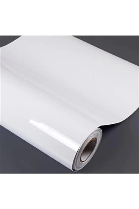 unifol Yapışkanlı Parlak Beyaz Folyo (122cm X 4mt.)