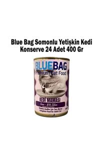 Blueday Blue Bag Somonlu Yetişkin Kedi Konserve 24 Adet 400 Gr