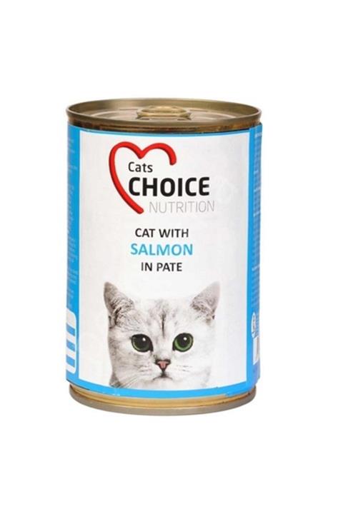 Choice Cat Somon Balıklı Kedi Konservesi 400 gr 24 Adet