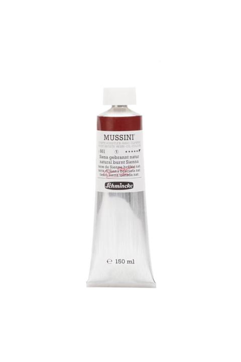 Schmincke : Mussini : Artist Yağlı Boya : 150 Ml : Seri 1 : 661 Natural Burnt Sienna