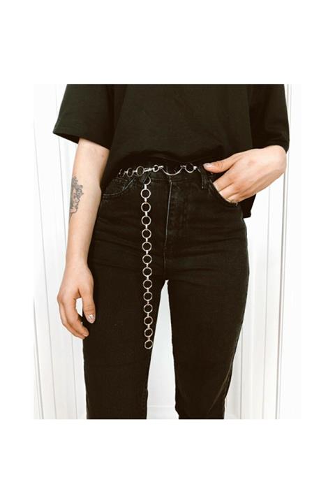 Kemerim Kadın Halkalı Zincirli Kemer