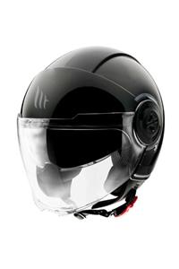 MT Kask Vıale Sv Solıd A1 Gloss Black Parlak Siyah