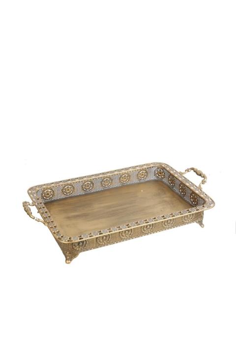 Lucky Art Metal Daisy Kç Tepsi 51 Cm