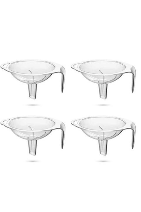 ModaCar 4 Adet Çok Amaçlı Şeffaf Huni 6'lı Indirimli Paket