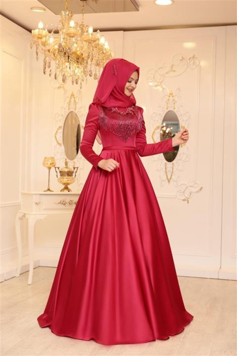 PINAR ŞEMS Eslem Abiye Bordo