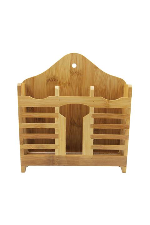 Miraç Bambu Büyük Boy Ahşap Kaşıklık