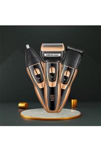 All Avcill 3 Başlıklı Tıraş Makinesi Saç Sakal Yanak Ense Favori Burun Tıraş Makinesi