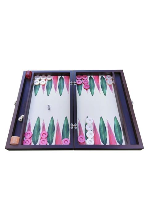 KAYIGO Tavla Pembe Çiçek