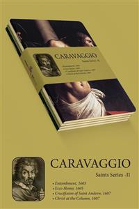 retronote Caravaggio 4'lü Defter Seti 4 - Saints Series Iı - Çizgisiz - 64 Sayfa - 14x21cm