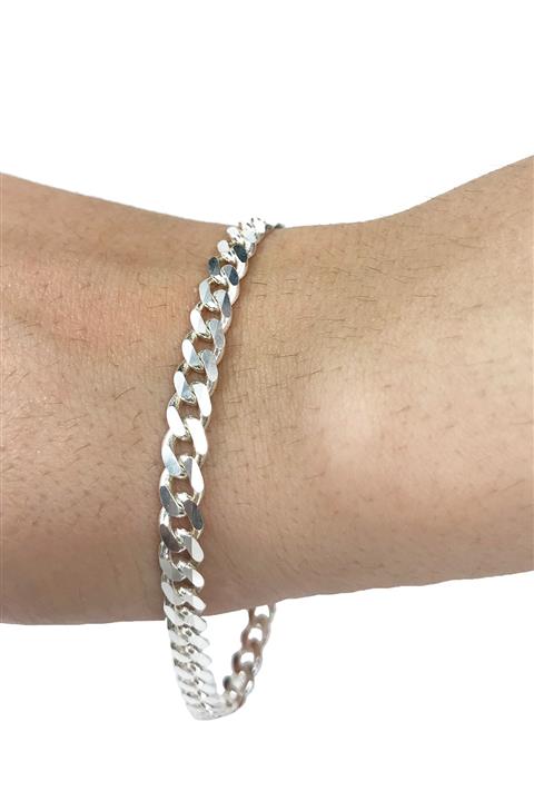 Scorbis Erkek 925 Ayar Gümüş Zincir Künye