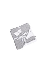 POETREE KIDS Star Grey Melange Kundak Havlu Ve Kesesi