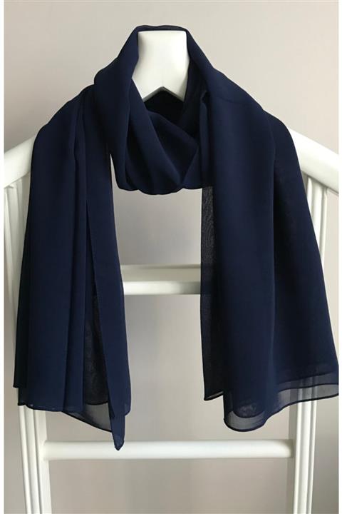 Sarar Şal Lacivert Şifon