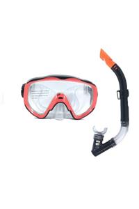 BERMUDA Unisex Turuncu Almira Maske Snorkel Set 2303a/121csb