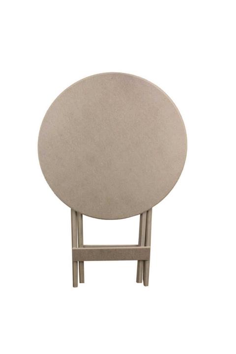 Okutan Hobi Sp19 Tekli Yuvarlak Sehpa Ahşap Obje